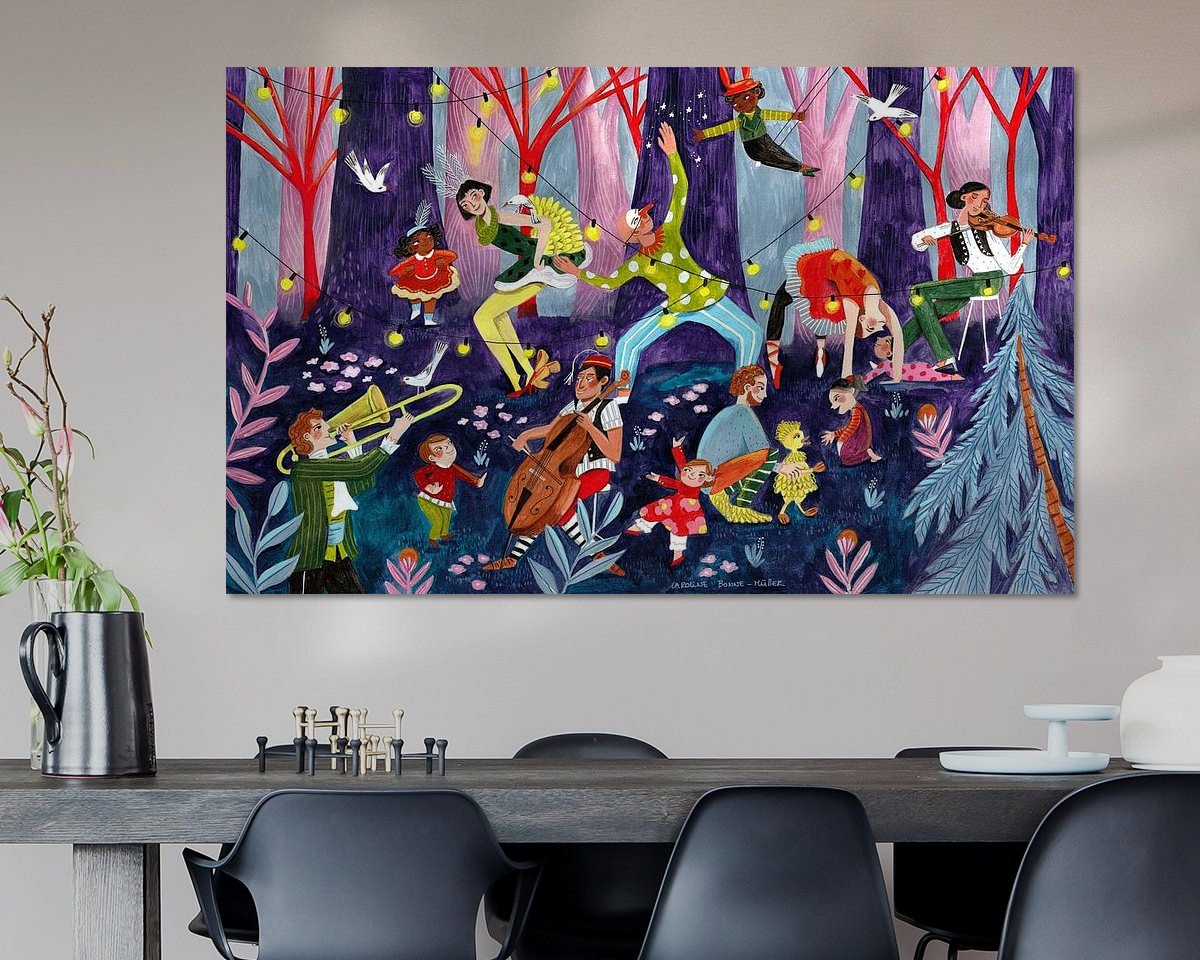 Example of the artwork in a room