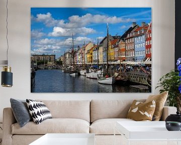 Nyhavn, Kopenhagen van Peet Romijn