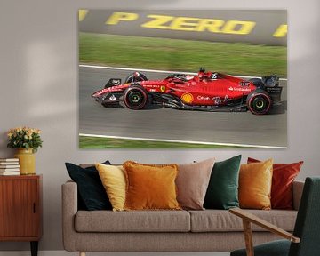 Charles Leclerc (Scuderia Ferrari) in actie tijdens de Formule 1 Grand Prix van Nederland (Dutch Gra van Justin Suijk