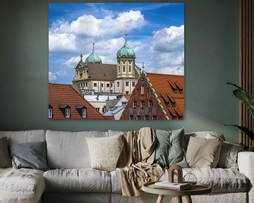 Het historische stadhuis van Augsburg van ManfredFotos