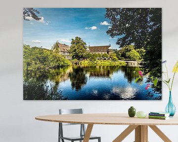 Idyllisches Wasserschloss Wittringen in Gladbeck von Dieter Walther