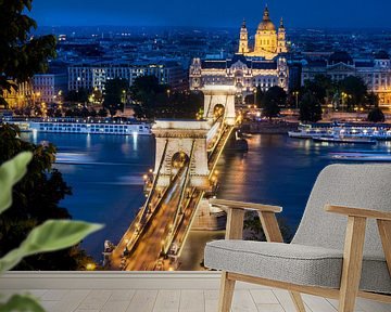 Chain bridge Budapest by Keesnan Dogger Fotografie