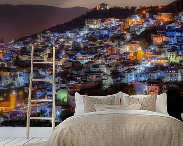 Chefchaouen, de blauwe parel van Marokko van Roy Poots