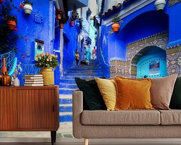 Chefchaouen, the blue pearl of Morocco by Roy Poots