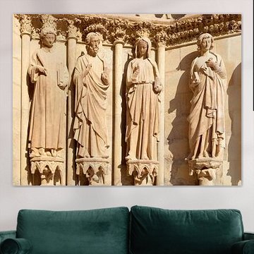 Reims, Kathedrale, Heiligenfiguren