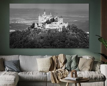 Burg Hohenzollern in Black and White