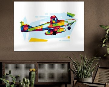 ME 262 in WPAP Illustration von Lintang Wicaksono