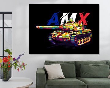 AMX-30 in WPAP Illustratie van Lintang Wicaksono