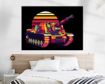 ISU-152 in Pop Art Illustration by Lintang Wicaksono