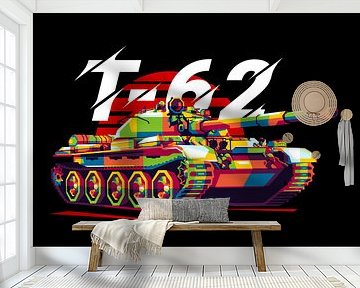 T-62 MBT in WPAP Illustration von Lintang Wicaksono