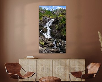 Latefossen, een van de mooiste watervallen in Noorwegen