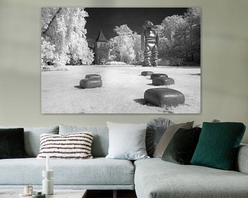 Nederlands landschap in infrarood fotografie van Wim van Gerven