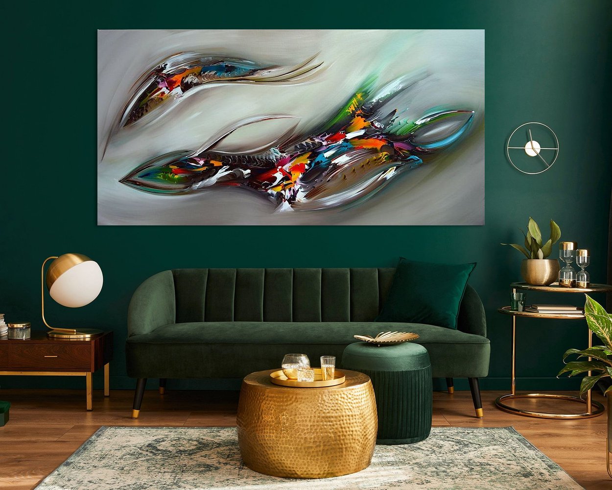 Example of the artwork in a room