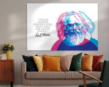 Karl Marx Quote van Harry Hadders