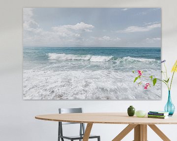 Waves on the Italian coast