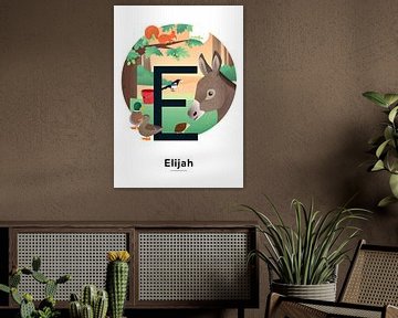 Name poster Elijah by Hannahland .