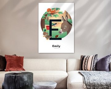 Name poster Emily by Hannah Barrow