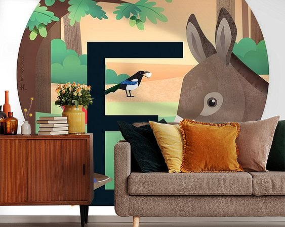 Example of the artwork in a room