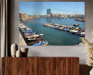 Le port de pêche de GalliPoli, dans le sud de l'Italie.