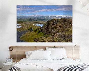 Paysage près de Dyrholaey, Islande sur Thomas Marx