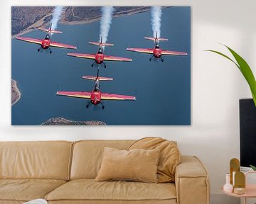 Royal Jordanian Falcons over Greece. by Jaap van den Berg