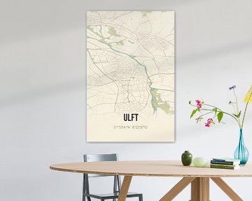 Vintage landkaart van Ulft (Gelderland) van Rezona