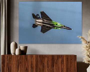 Un Boeing F-15 Eagle saoudien au-dessus de la Grèce. sur Jaap van den Berg