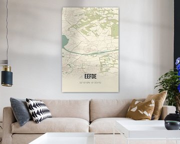 Vintage landkaart van Eefde (Gelderland) van Rezona
