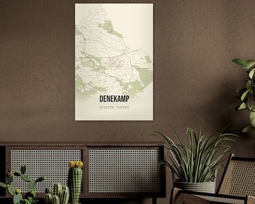 Carte ancienne de Denekamp (Overijssel) sur Rezona