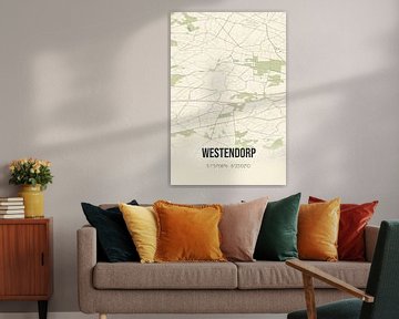 Vintage landkaart van Westendorp (Gelderland) van MijnStadsPoster