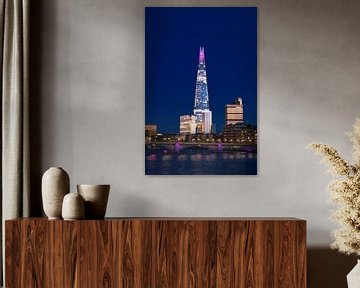 The Shard, skyline Londen van Michael Fousert