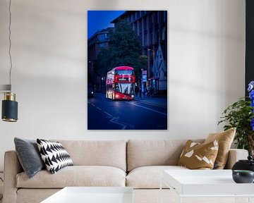 Dubbeldekker bus in Londen van Michael Fousert