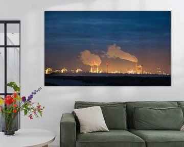 The Maasvlakte at night by Natuurpracht   Kees Doornenbal