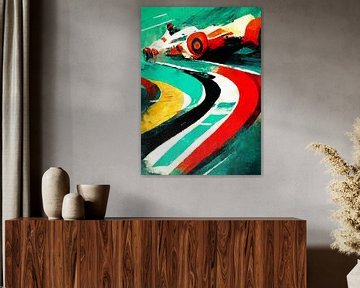 Formule 1 race sport kunst #formule van JBJart Justyna Jaszke