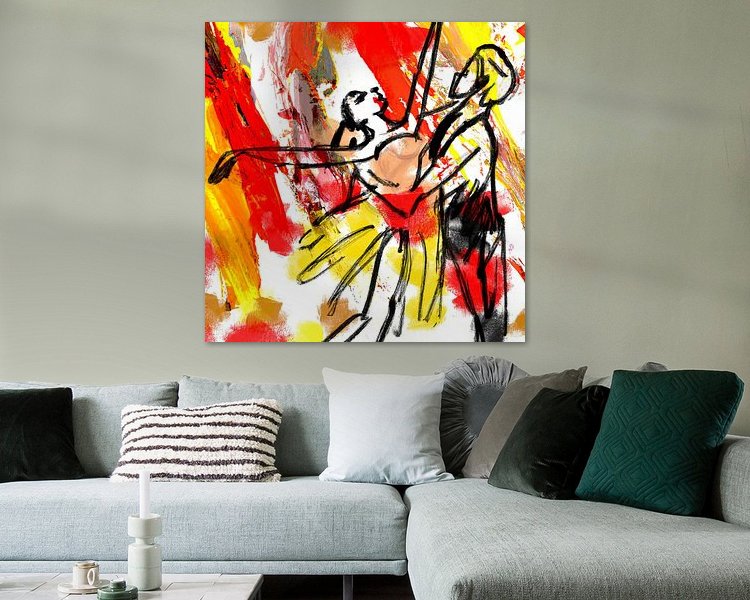 Example of the artwork in a room