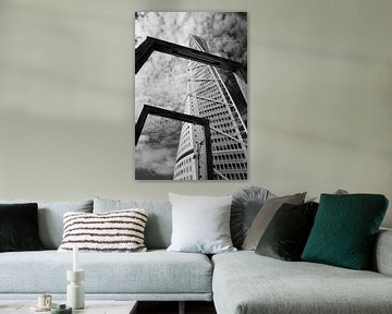 skyscraper Turning Torso in Malmo by Eugene Winthagen