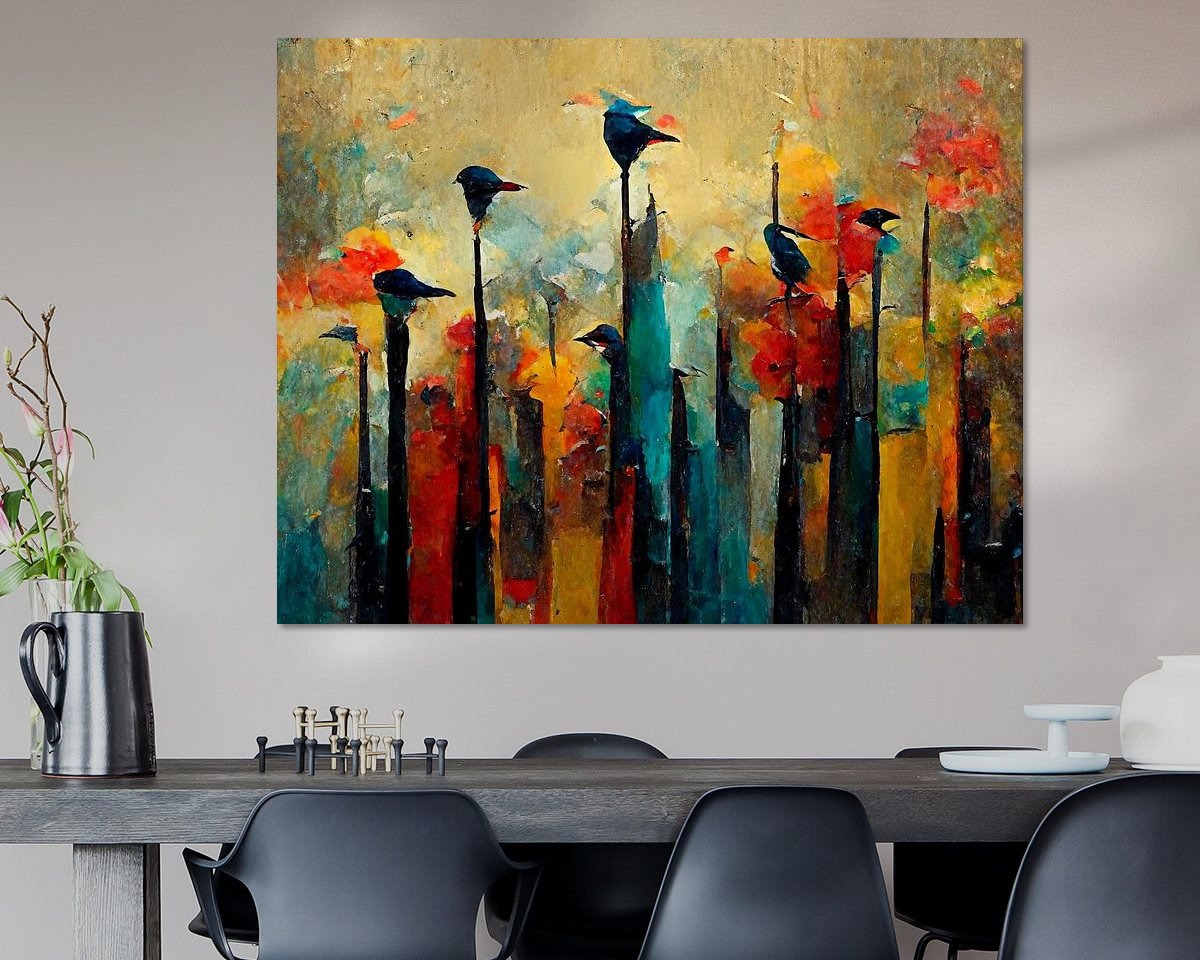 Example of the artwork in a room