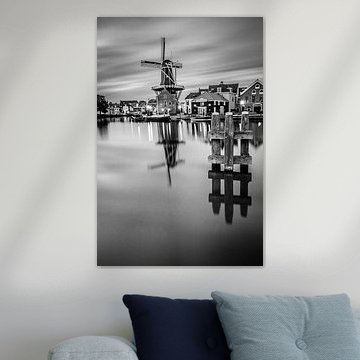 Zonsondergang in Haarlem 02 van Arjen Schippers