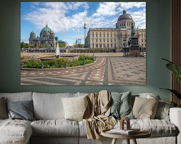 Berliner Schloss, Fernsehturm und Berliner Dom von t.ART