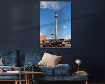 Berlijn - Tv-toren op Alexanderplatz van t.ART