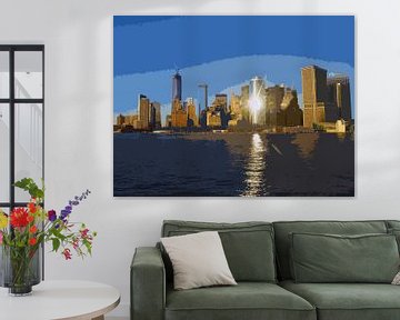 Skyline Manhattan, New York von Arty Crafty