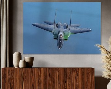 Saudi Boeing F-15 Eagle over Greece. by Jaap van den Berg