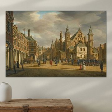 The Hague, A View Of The Binnenhof Looking North With The Ridderzaal, Paulus Constantine la Fargue