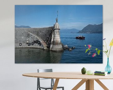Pier Kopf Stresa Lago Maggiore von Rick Van der Poorten