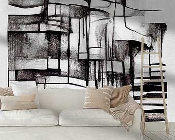 Abstract lines by Bert Nijholt