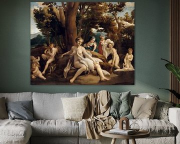 Antonio Allegri da Correggio, Leda und der Schwan - 1532 von Atelier Liesjes