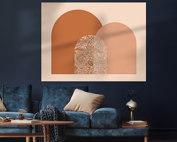 Retro arches with floral print lying 2/6 by Marleen Schrijver