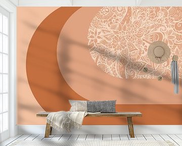 Retro arches with floral print reclining 5/6 by Marleen Schrijver