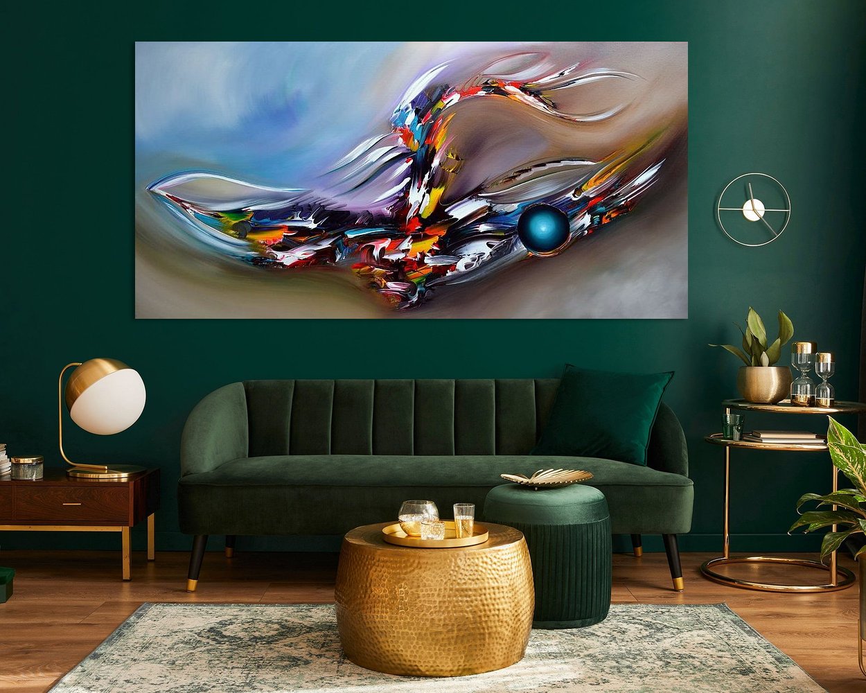 Example of the artwork in a room