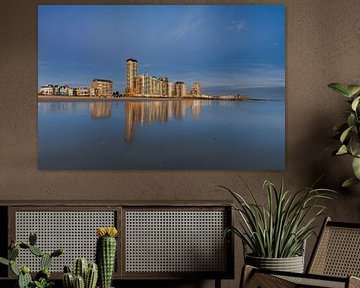 Boulevard Vlissingen tijdens blue hour van Pixxi Hut |  Jaimie